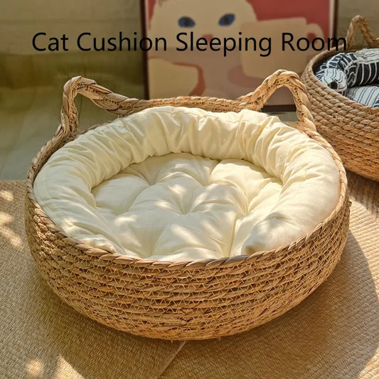 Purrfect Cozy Cat Basket